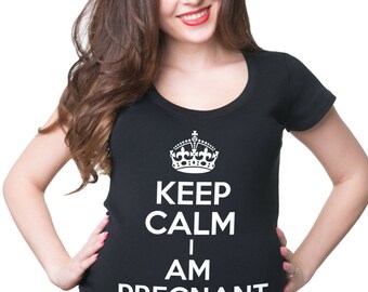 i am pregnant fold shirt