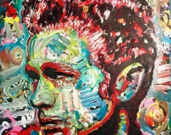Canvas Wall Art James Dean by Matt Pecson Wall Decor Pop Art Painting Gifts for Him Boyfriend Gift Husband Gift MADE TO ORDER