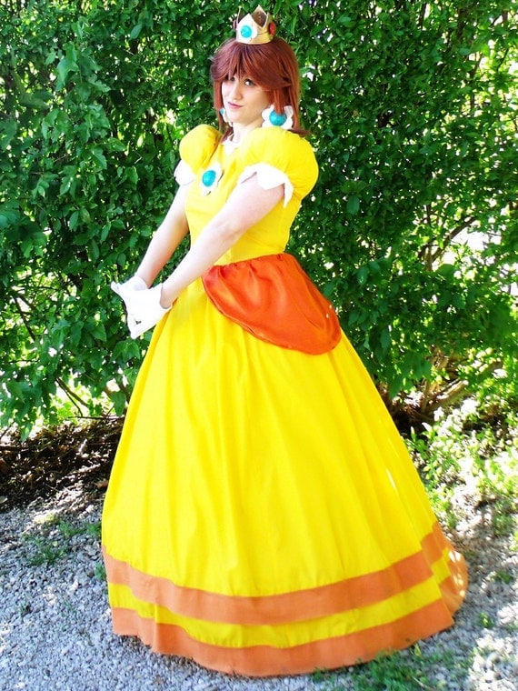 Princess Daisy Cosplay Dress by beCOSweCan on Etsy