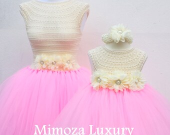 Mother Daughter Matching Dresses Adult tutu dress, Bridesmaid dress, Women tutu dress, Wedding dress, Hen party dress, Adult Princess dress