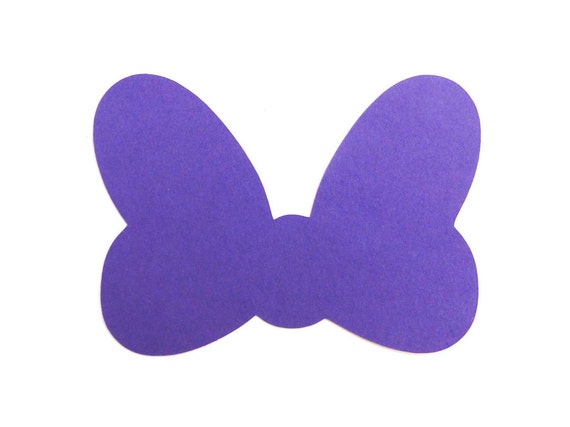 Items Similar To Minnie Mouse Bow Die Cut Any Color Bow Disney Minnie Mouse Bow Cut Out Any 4057