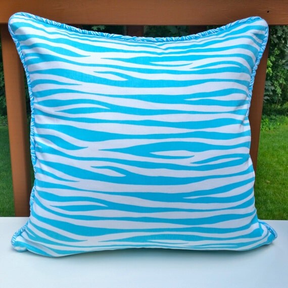 Sale Fun Wavy Fabric Throw Pillow or Cover Only by OceanAllison