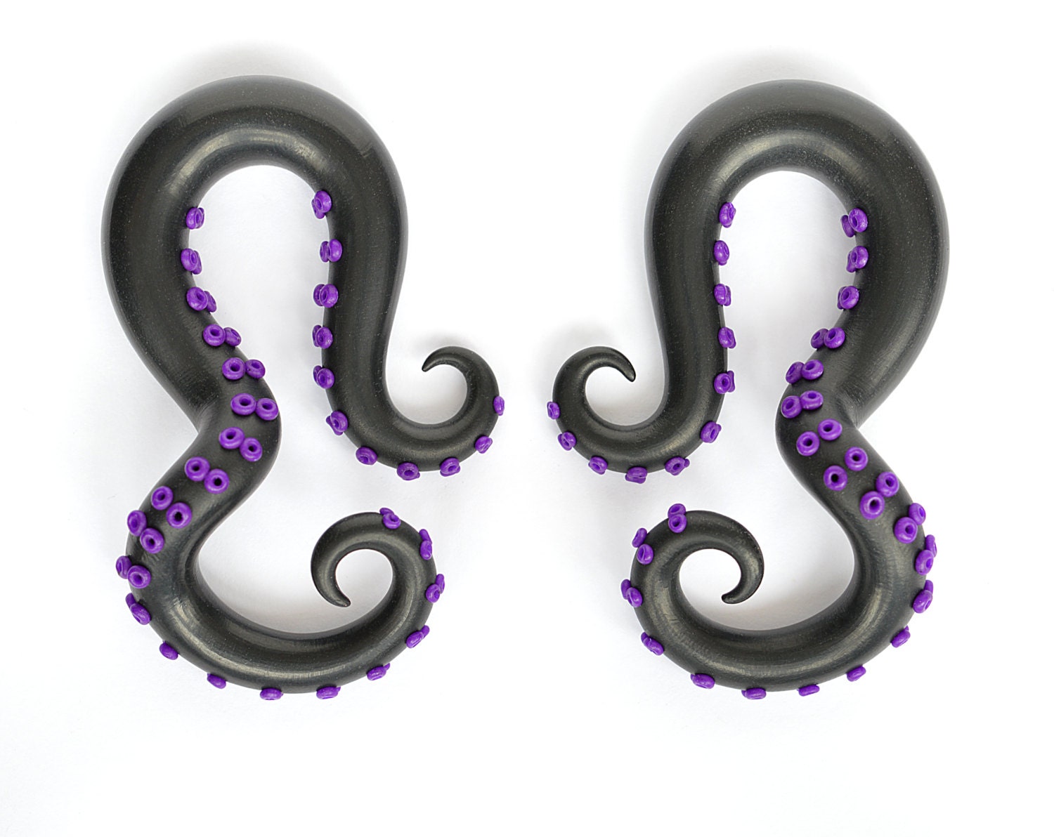 Octopus Ear Plugs or Fake Gauges Earrings Tentacle Gauges