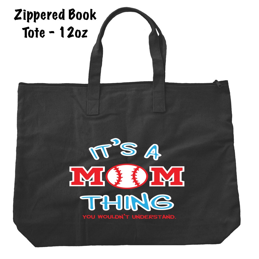 Baseball Mom Tote Bag Baseball Tote Bag Bags and Totes