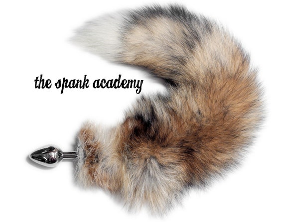 Tail Butt Plug 1819 Inch Blonde RedFox Tail By The