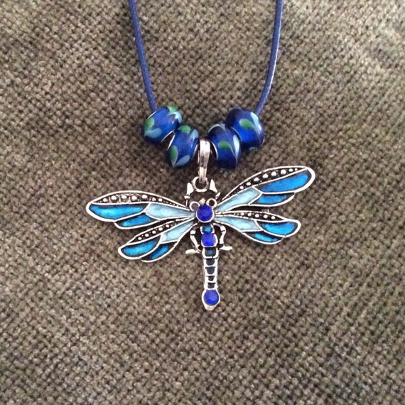 Dragonfly Necklace Dragonfly bling Dragonfly jewelry Gift