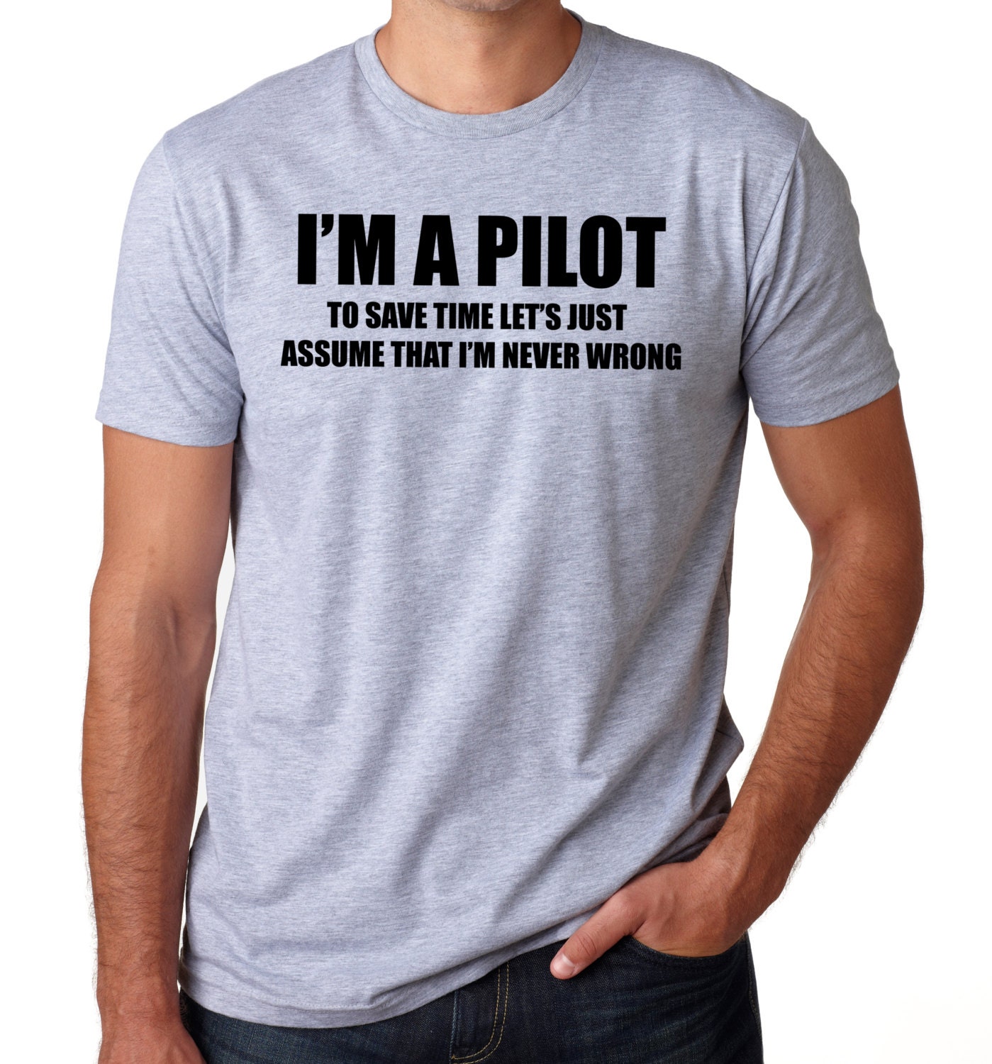 im a pilot shirt