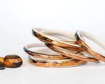 COPPER DREAMS - Ceramic Stoneware Bangle