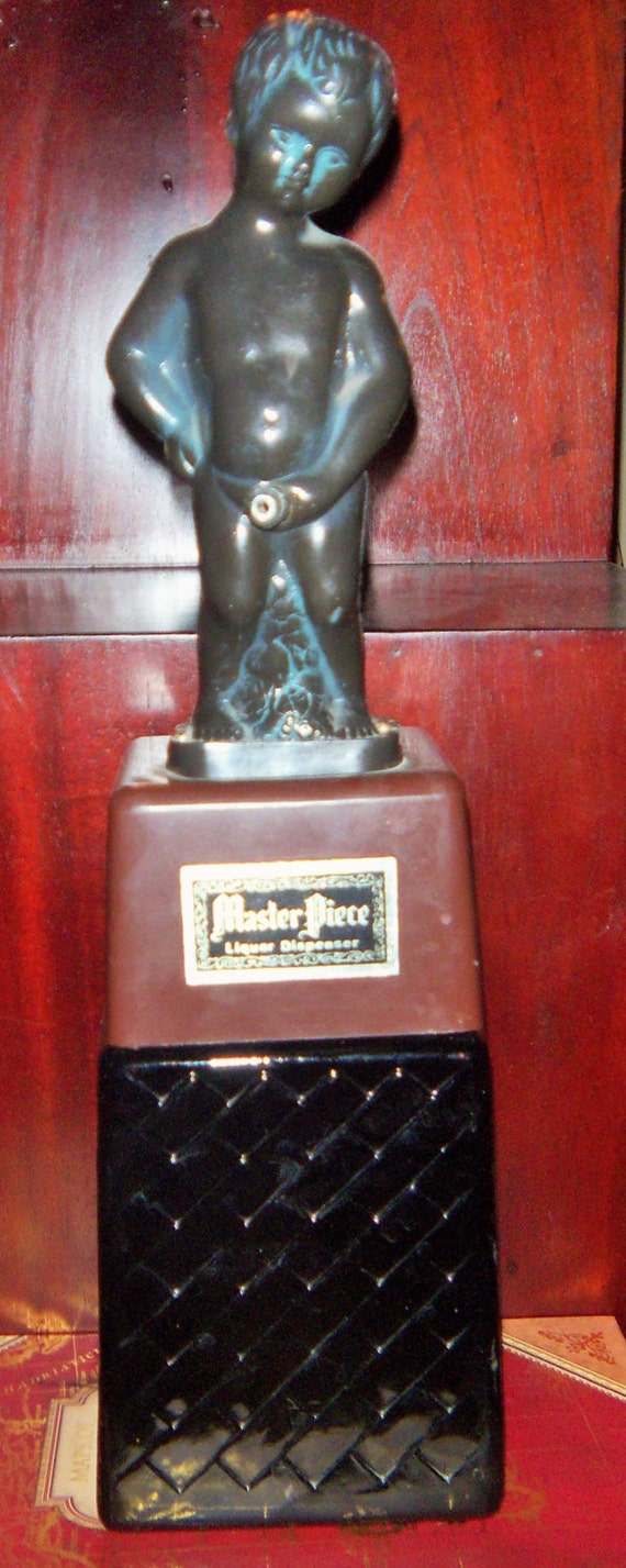 Manneken Pis liquor dispenser vintage novelty