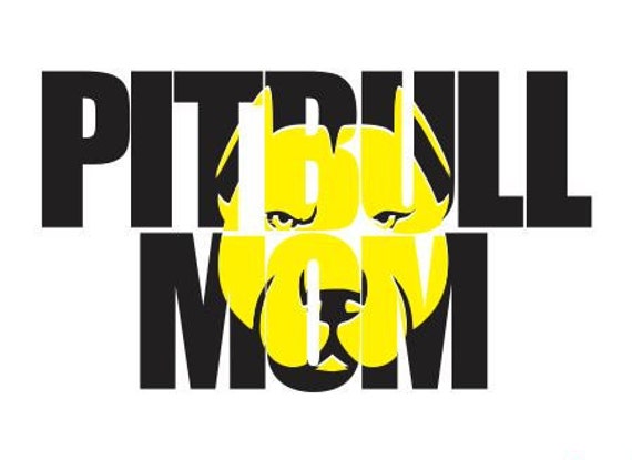 Download Pit Bull Mom SVG file