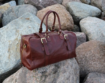 Genuine Leather Duffel Bag, Travel Bag, Weekend bag, Leather Unisex Travel Bag - The Lord of The Rings