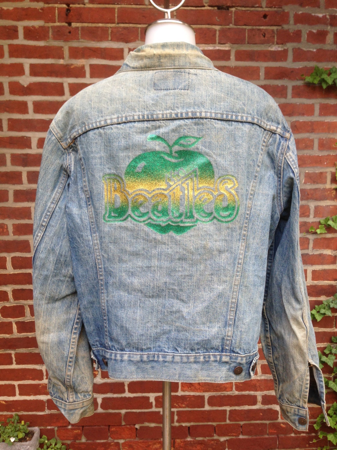 Vintage the Beatles Levis Denim / Jean Jacket 1960s / 1970s