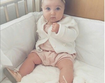 Baby Girl Headband - Baby Headband - Newborn Headband - Baby Girl - Newborn - Gold Baby Girl Bow - Gold Headbands - READY TO SHIP