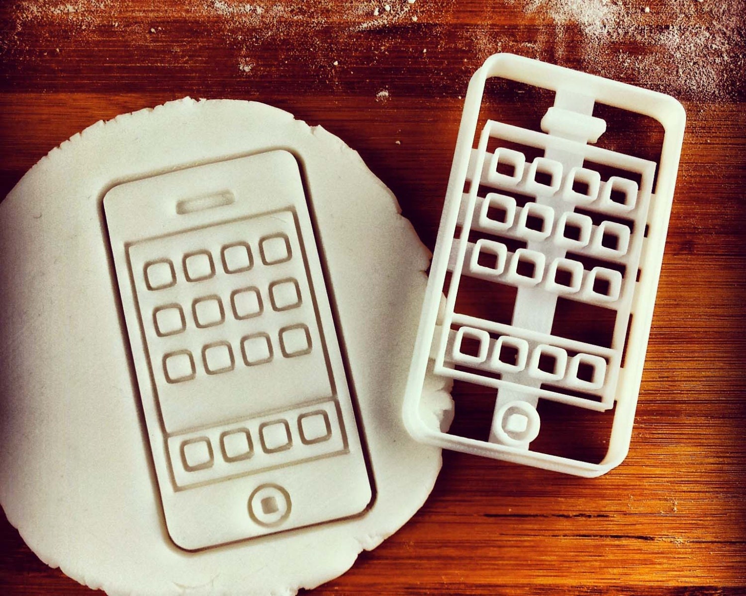 Classic Smart Phone cookie cutter biscuit cutter one by Made3D