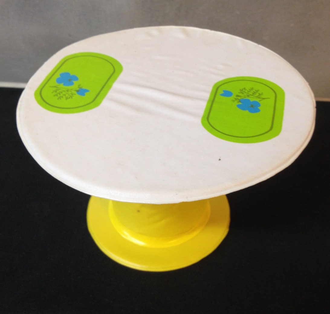 Yellow Inflatable Table Barbie Yellow Inflatable Dining Table by Zee Toys Blow-Up 80s Vintage ...