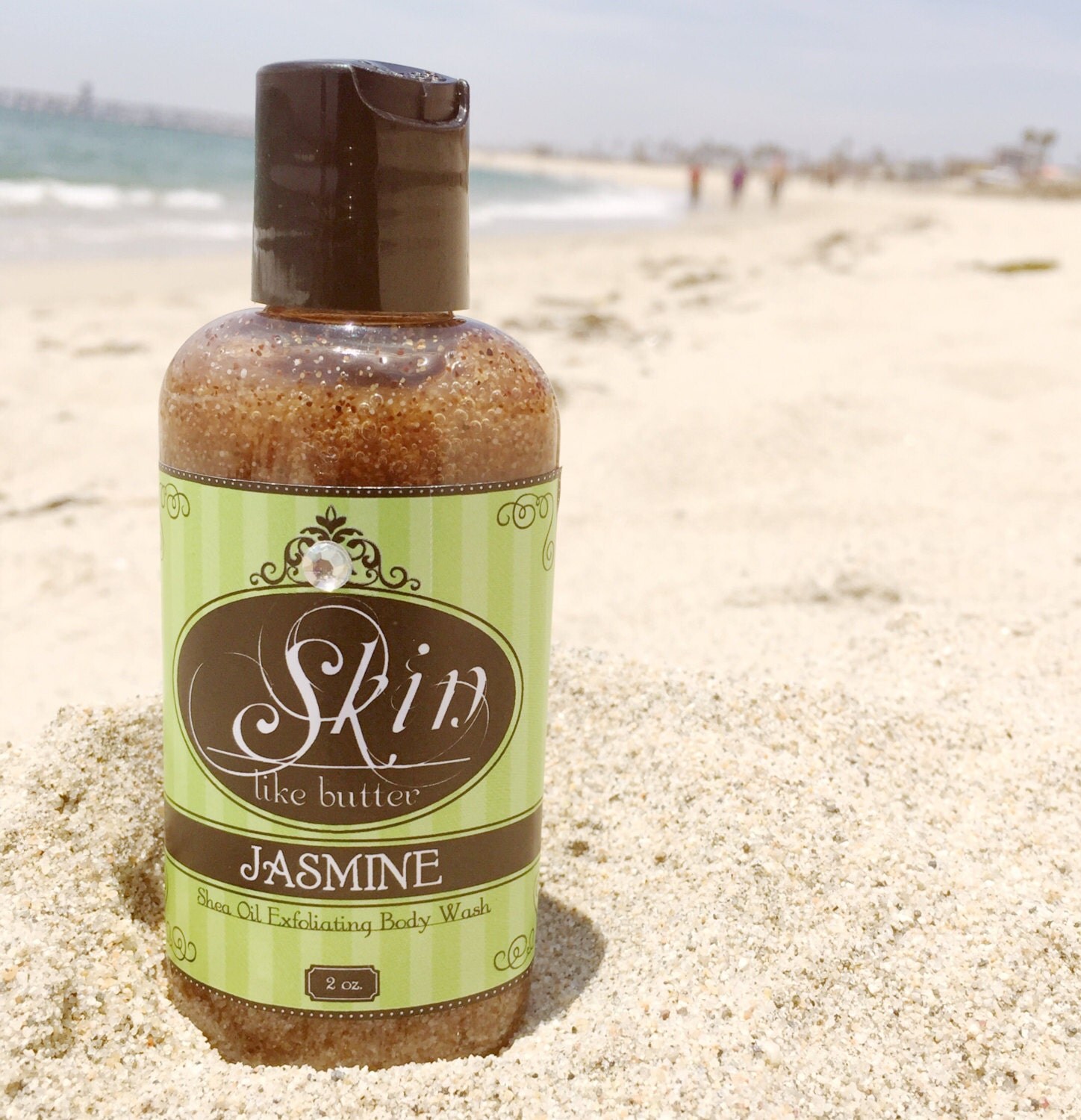 JASMINE Body Wash 2 oz Sulfate Free Shea Oil Body Wash
