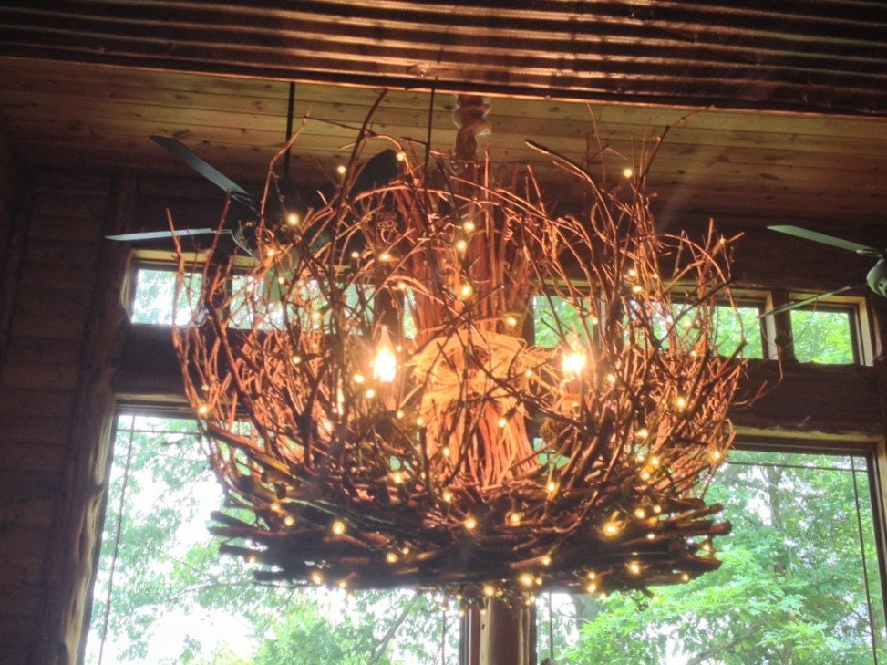 twig chandelier twig chandelier