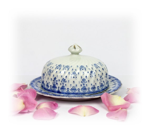 Antique 1910s Butter Dish 100 Years or Older German Porcelain