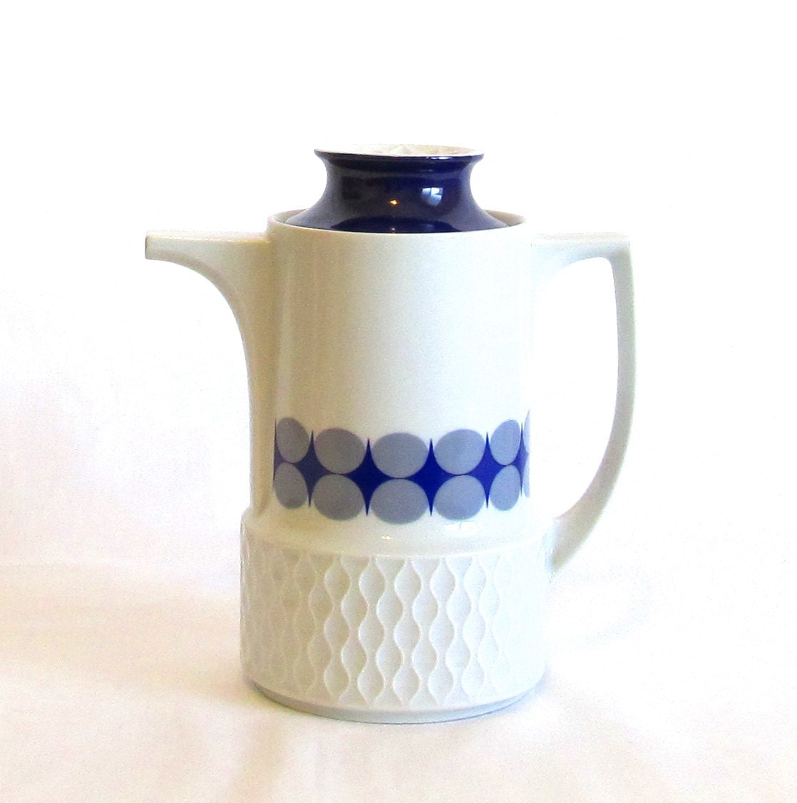 Mid Century Modern Coffee Pot Ceramic Coffee Tea by VintageLandia