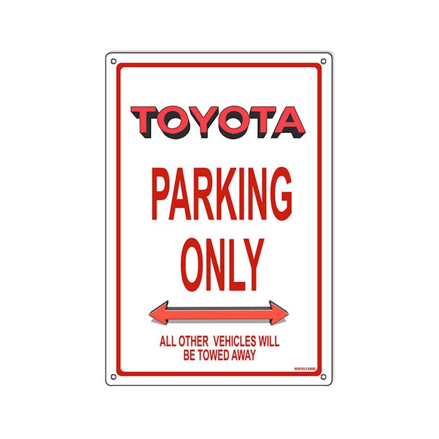 Toyota parking only