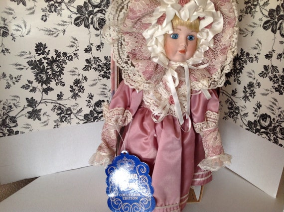 Royal Crown Collection Porcelain Doll by SmarieSCollectibles