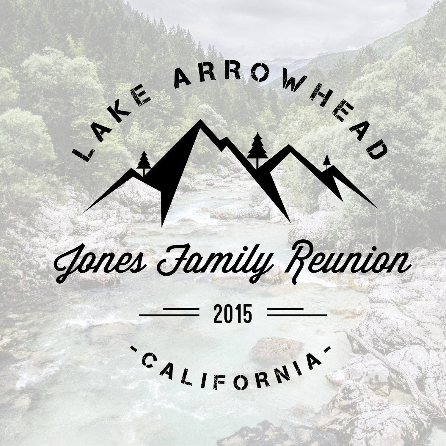 Download Family Reunion T-Shirt Mountain Design Digital File by ...