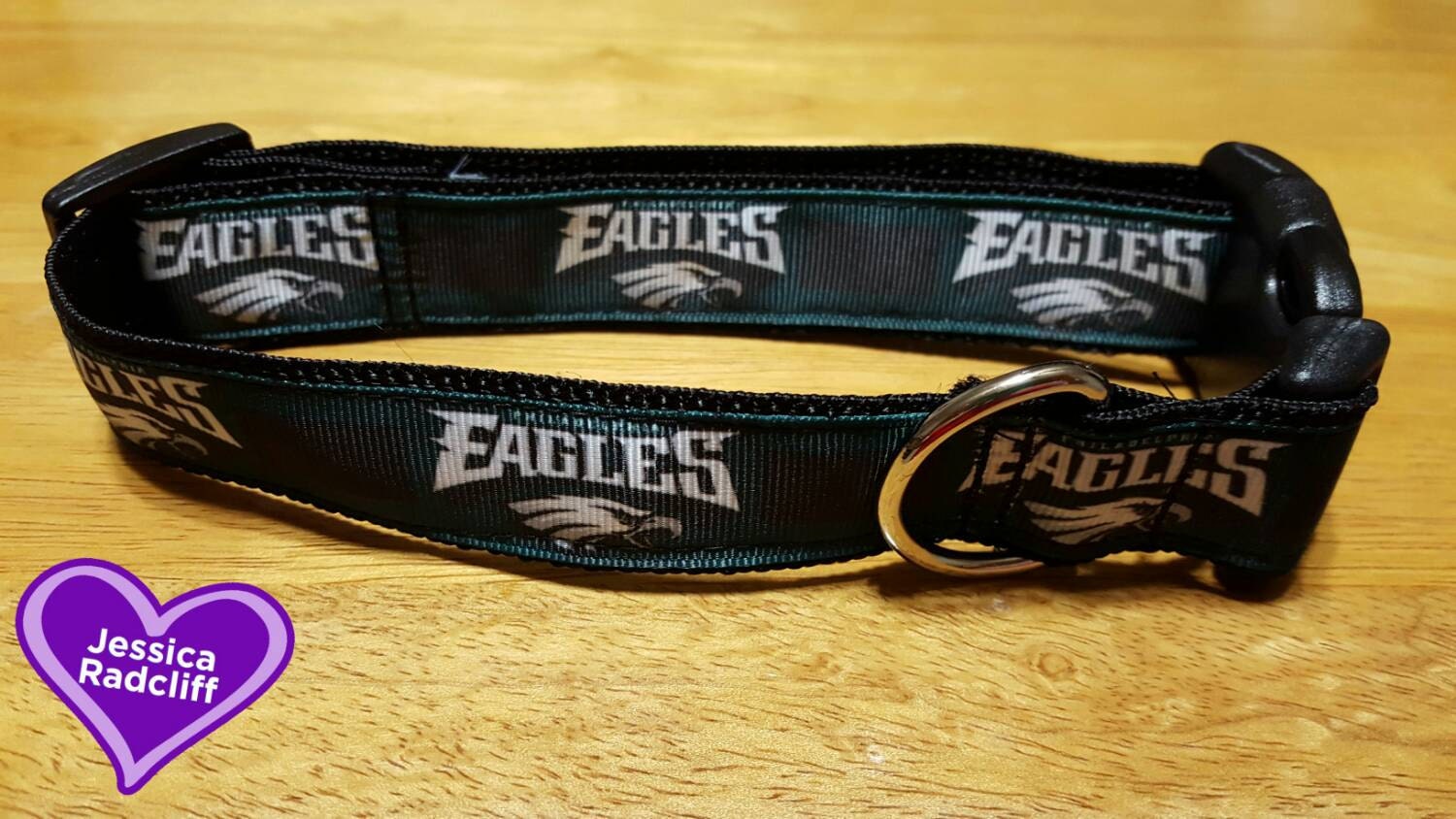 1 Eagles Dog Collar by CrochetItQuickAndSew on Etsy