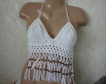 Crochet pattern bikini top crochet pattern by CrochetpatternA