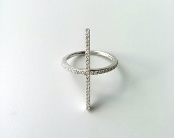 belle bague sertie Taille 52 ARGENT MASSIF 835 solid silver ring N°344 belle bague sertie Taille 52 ARGENT MASSIF 835 solid silver ring N°344