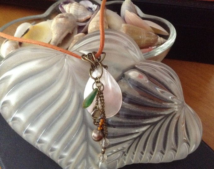 Mother Of Pearl Shell Necklace