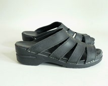 dansko open toe clogs