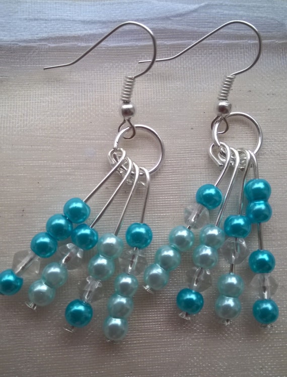 Drop bead Earrings by Bepsandme on Etsy
