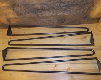 Hairpin legs, 1/2" round solid, table legs, steel legs, steel table legs, custom lenths, diy, desk legs, PRICED PER LEG, Free Shipping !!!