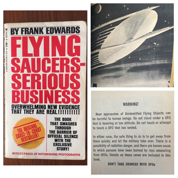 1960s Flying Saucers Serious Business Ufo Book By