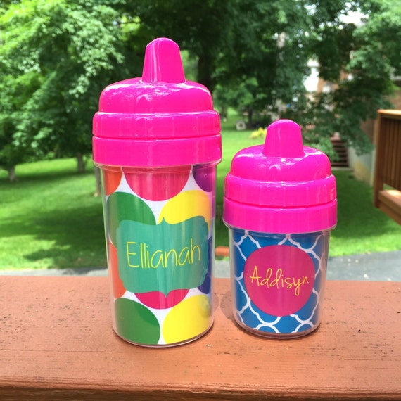 cute personalized sipper cup