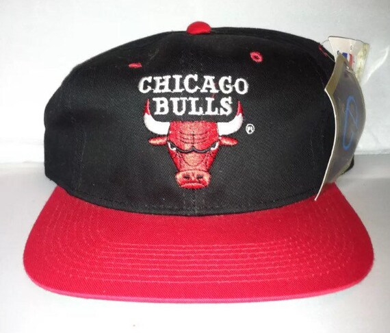 Vintage Chicago Bulls Snapback hat G CAP nwt 90s by SnapsEtc