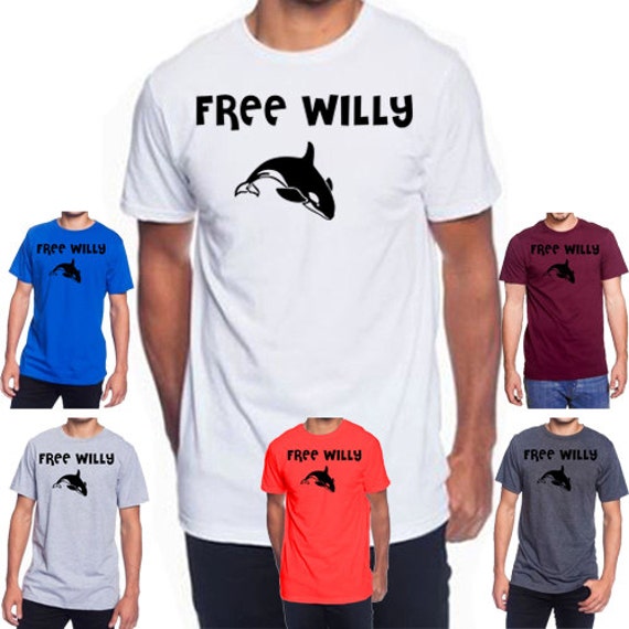 Funny Free Willy Tshirt Orka Whale Shirt Humor Geek Animal Tee gift ...