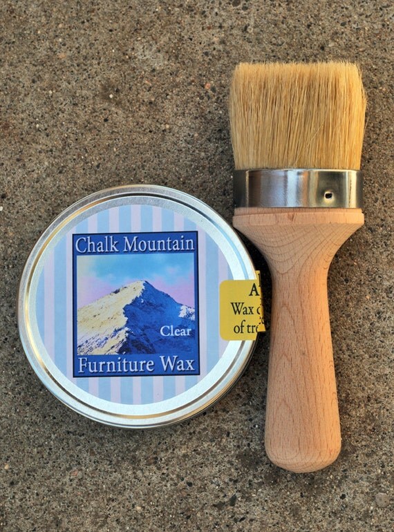 1 Large Wax Chalk Paint Brush. Brush comes by SarahsChalkBrushes