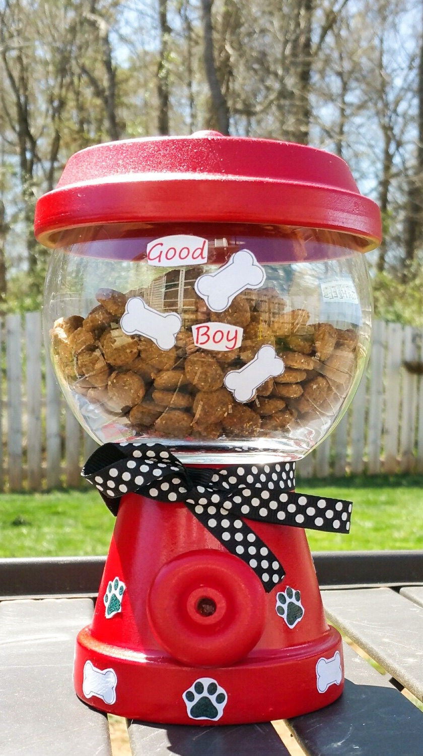 Good Boy Dog Treat Gumball Machine by TakeTwoArts on Etsy