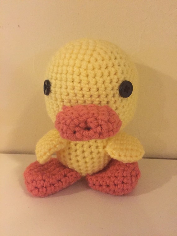 Mama duck amigurumi crocheted duck