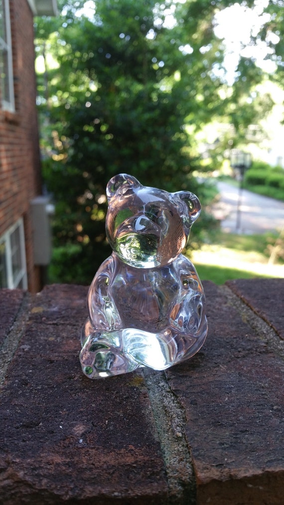 teddy bear glass