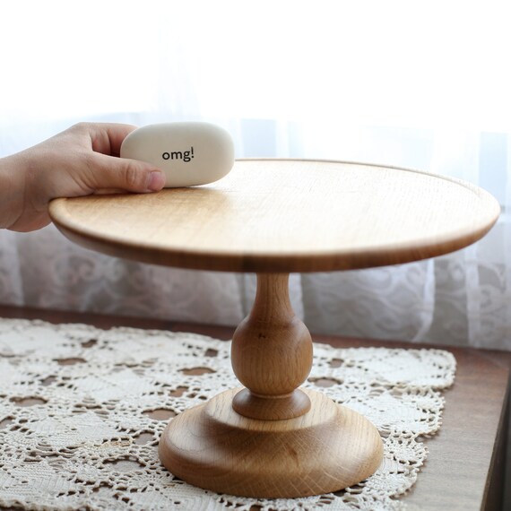 Items similar to wooden cake stand hand made on Etsy