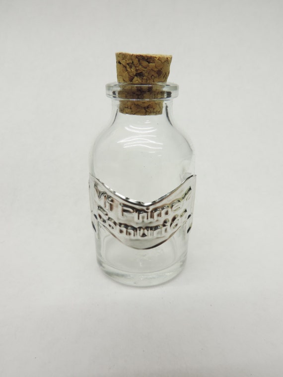 Holy Water Glass Bottle w/Embossed Foil Craft 01HB19 by CeremonyX