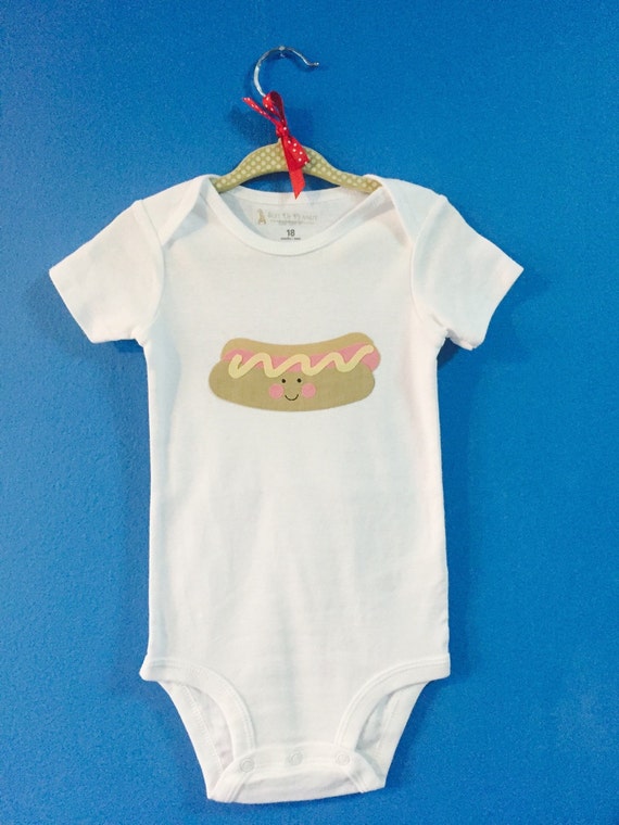 Hot Dog Onesie Youth Shirt BBQ Baby Shower