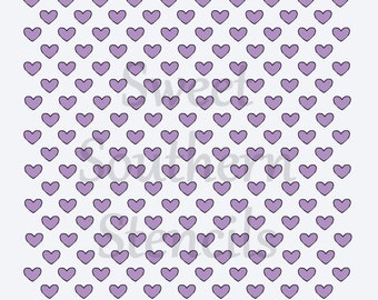 Tiny Hearts Stencil