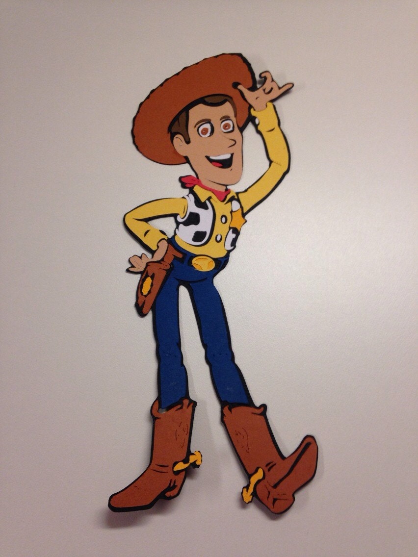 Toy Story Woody die cut