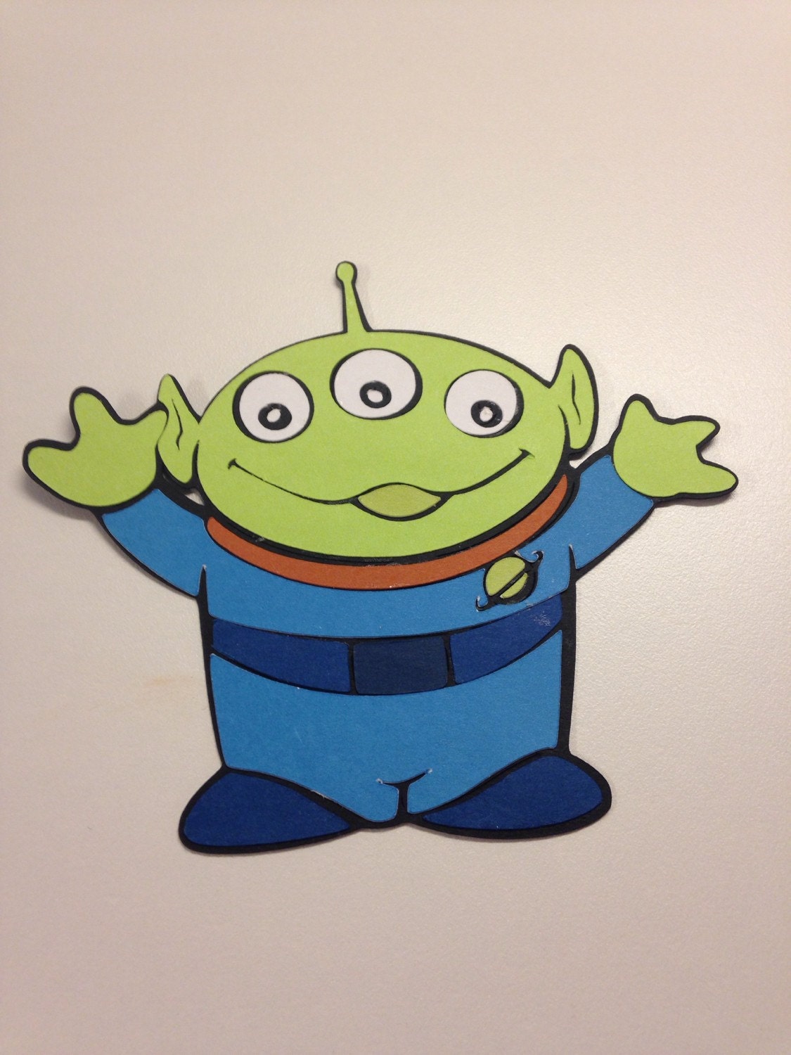 Toy Story's Little Green man die cut