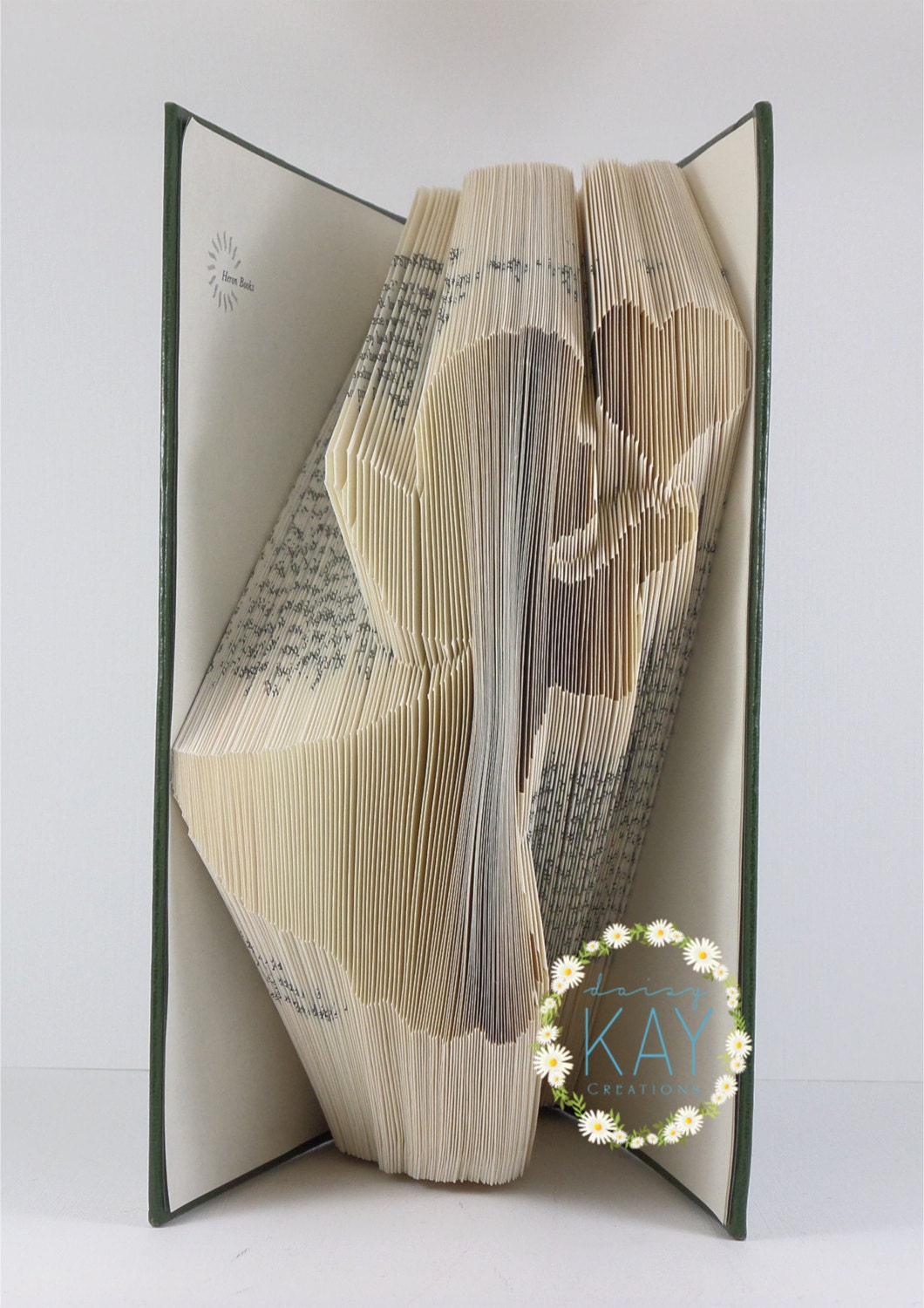 Angel with Heart Book Folding Pattern Instant Download PDF