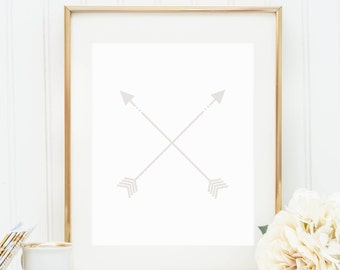 Modern Wall Art, Beige Arrow Print, Tribal Arrows, Arrow Prints, Arrow Art, Tribal, Tribal Arrows, Beige Print, Nursery Art, Nursery Print