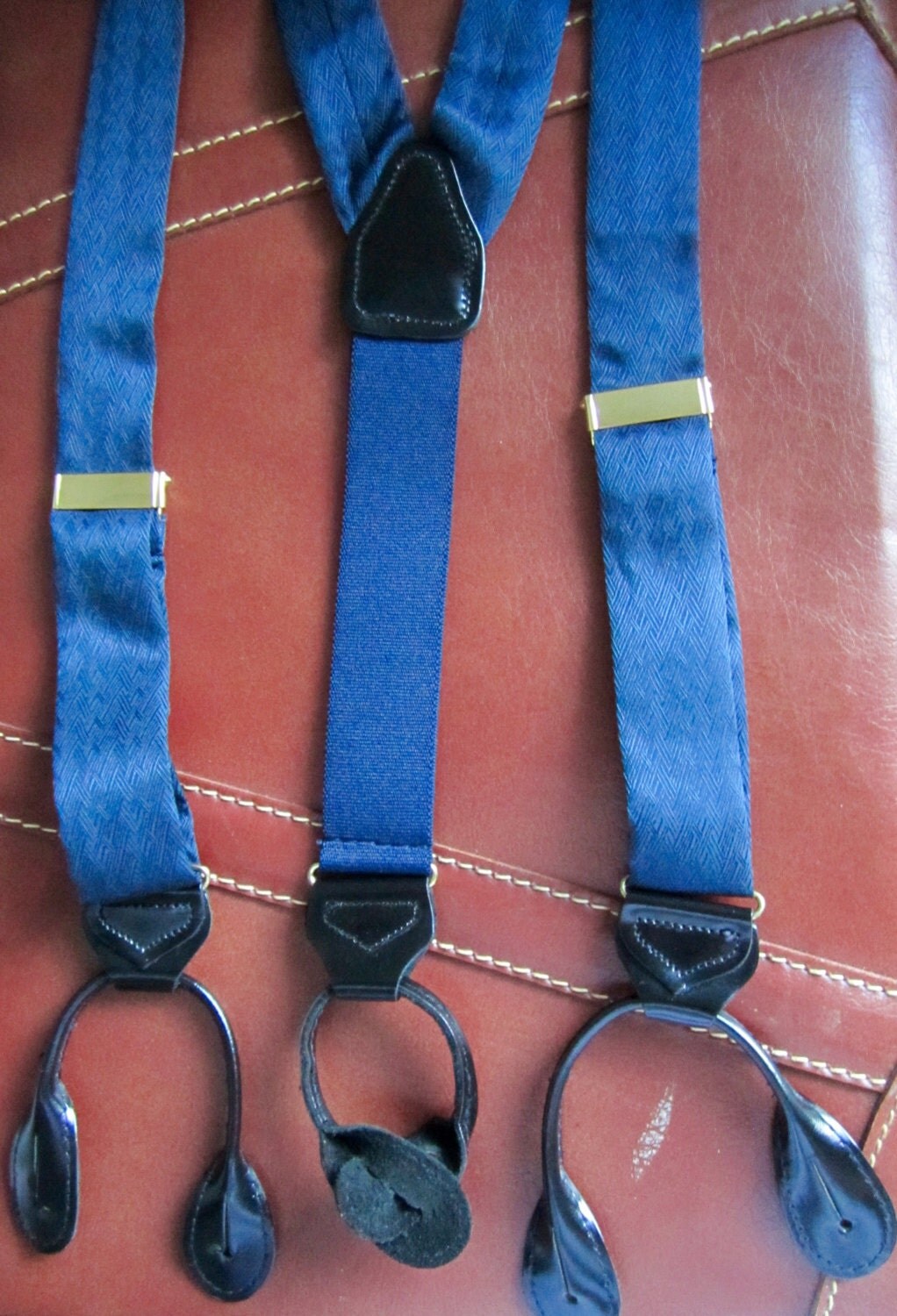 Mens Suspenders / Vintage Wall Street Classic Suspenders / Vintage